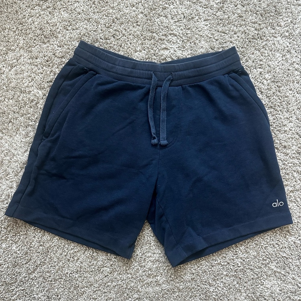ALO Yoga Men's Dark Navy Athletic Shorts